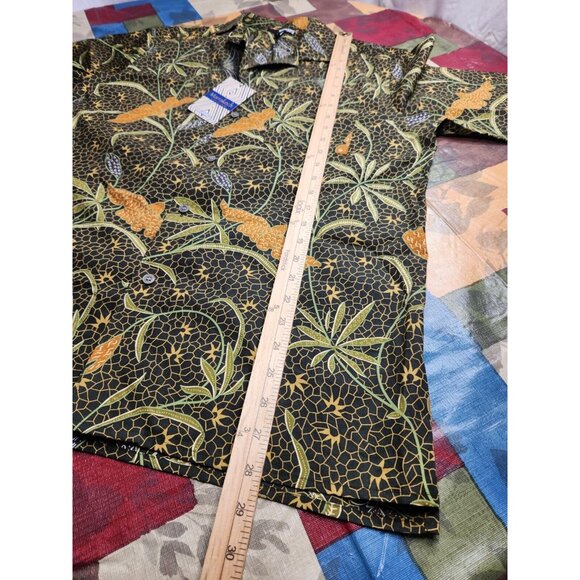 Murano Men's Shirt Size L Marrakech Collections Slim Fit Short Sleeve New -26 - Picture 4 of 10